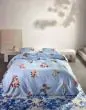 ESSENZA Annebella Zen blue Dekbedovertrekset 140 x 220 cm