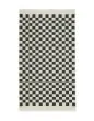 Marc O'Polo Checker Antraciet Gastendoek 30 x 50 cm