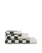 Marc O'Polo Checker Antraciet Gastendoek 30 x 50 cm