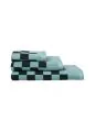 Marc O'Polo Checker Aquamarine Gastendoek 30 x 50 cm