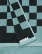 Marc O'Polo Checker Aquamarine Handdoek 50 x 100 cm