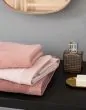 ESSENZA Connect Organic Lines Rose Handdoek 70 x 140 cm