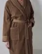 ESSENZA Connect Organic Uni Leather brown Badjas XS