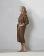 ESSENZA Connect Organic Uni Leather brown Badjas XS