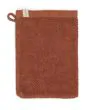 ESSENZA Connect Organic Uni Warm brown Handdoek & Washand set 50 x 100 cm + 16 x 22 cm set