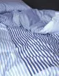 Marc O'Polo Ellan Cool Cobalt Dekbedovertrekset 140 x 220 cm