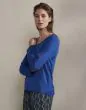 ESSENZA Eva uni Cobalt blue Top lange mouw M