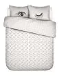 COVERS & CO Eyecatcher Wit Dekbedovertrekset 140 x 220 cm