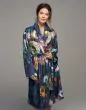 ESSENZA Fleur Nightblue Badjas XL