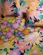 ESSENZA & CO Flower fling Zwart Dekbedovertrekset 240 x 220 cm