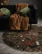 ESSENZA Furry Leather Brown Plaid 150 x 200 cm