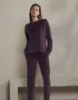 ESSENZA Hella Uni Plum wine Top lange mouw L