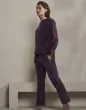 ESSENZA Hella Uni Plum wine Top lange mouw L