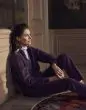 ESSENZA Hella Uni Plum wine Top lange mouw L
