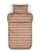 Marc O'Polo Hillan Dark coral Dekbedovertrekset 140 x 220 cm