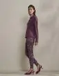 ESSENZA Kae Uni Plum wine Top lange mouw M