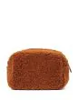 ESSENZA Lucy Teddy Leather brown Make-up tas Small