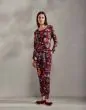 ESSENZA Luyza Marigold Bordeauxrood Top lange mouw S