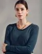 ESSENZA Luyza Uni Slate grey Top lange mouw L