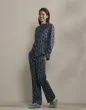 ESSENZA Marie Tesse Reef green Pyjamatop L