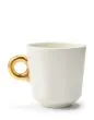 ESSENZA Masterpiece Off white Espresso kop & schotel 9 cl