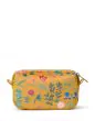 Essenza Megan Marigold Flower ochre Make-up tas 20x8x11