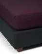 ESSENZA Minte Burgundy Hoeslaken 80 x 200 cm