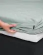 ESSENZA Minte Dusty green Hoeslaken 200 x 200 cm