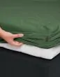 ESSENZA Minte Moss Fitted sheet 140 x 200 cm