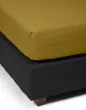 ESSENZA Minte Olive Fitted sheet 140 x 200 cm