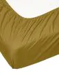 ESSENZA Minte Olive Fitted sheet 140 x 200 cm