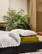 ESSENZA Minte Olive Fitted sheet 140 x 200 cm