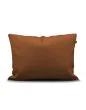 ESSENZA Minte Leather brown Kussensloop 60 x 70 cm