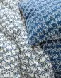 Marc O'Polo Monogram Space blue Dekbedovertrekset 140 x 220 cm