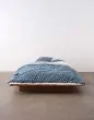 Marc O'Polo Monogram Space blue Dekbedovertrekset 140 x 220 cm