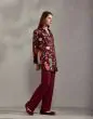 ESSENZA Nora Uni Bordeauxrood Lange broek XS