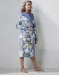 ESSENZA Perri Rosalee Blauw Badjas XS