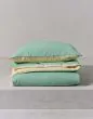 ESSENZA & CO Pied de cool Simply green Dekbedovertrekset 200 x 220 cm