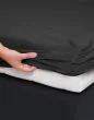 ESSENZA Premium Percale Antraciet Hoeslaken 180 x 220 cm