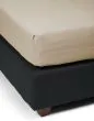 ESSENZA Premium Percale Cement Fitted sheet 140 x 200 cm