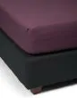 ESSENZA Premium Percale Marsala Hoeslaken 90 x 220 cm