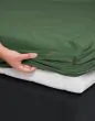 ESSENZA Premium Percale Mosgroen Hoeslaken 80 x 200 cm