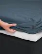 ESSENZA Premium Percale Stone blue Hoeslaken 80 x 200 cm