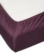 ESSENZA Satin Marsala Hoeslaken 80 x 200 cm