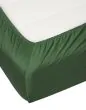 ESSENZA Satin Mosgroen Hoeslaken 160 x 200 cm