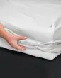 ESSENZA Satin Wit Hoeslaken 80 x 200 cm