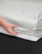 ESSENZA Satin Zilver Hoeslaken 80 x 200 cm
