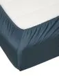 ESSENZA Satin Stone blue Hoeslaken 80 x 200 cm