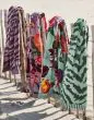 ESSENZA Scarlett Sage green Strandlaken 100 x 180 cm