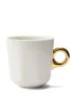 ESSENZA Sculpture Off white Espresso kop & schotel 9 cl